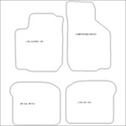 VW Beetle LHD Car Mats